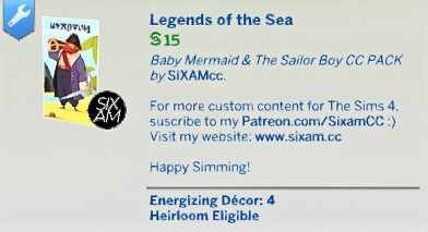 The Sims 4 Baby Mermaid & The Sailor Boy CC Pack Overview 15 Screenshot 2025 07 02 145440