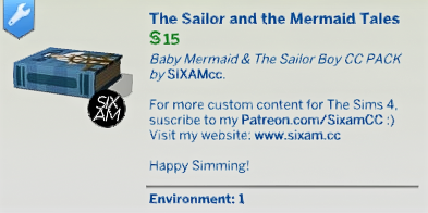The Sims 4 Baby Mermaid & The Sailor Boy CC Pack Overview 17 Screenshot 2025 07 02 145449