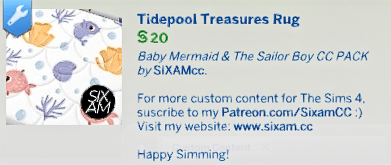 The Sims 4 Baby Mermaid & The Sailor Boy CC Pack Overview 23 Screenshot 2025 07 02 145643