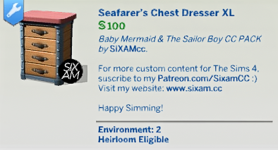 The Sims 4 Baby Mermaid & The Sailor Boy CC Pack Overview 6 Screenshot 2025 07 02 145729