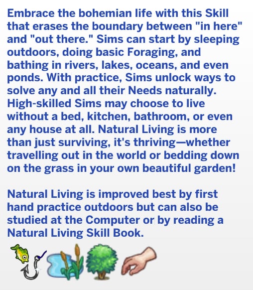 Natural Living Skill in The Sims 4 Enchanted by Nature 2 Natural Living Skill in Sims 4 Enchanted by Nature