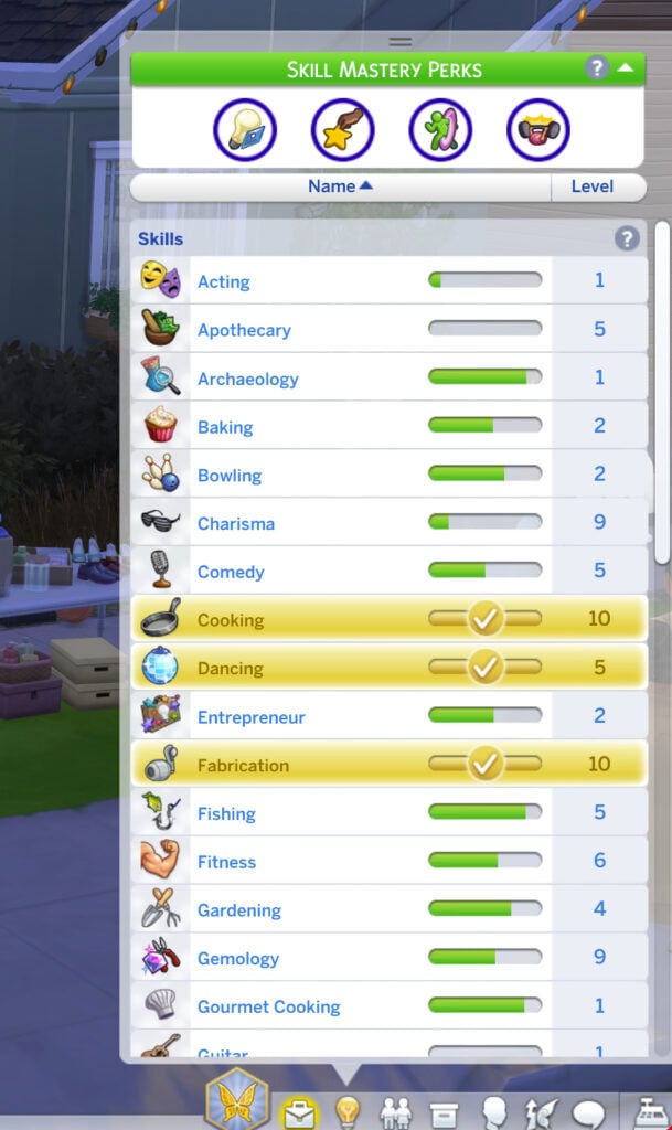 Top 10 Sims 4 Quality of Life Updates We’re Begging For 12 Skills tab