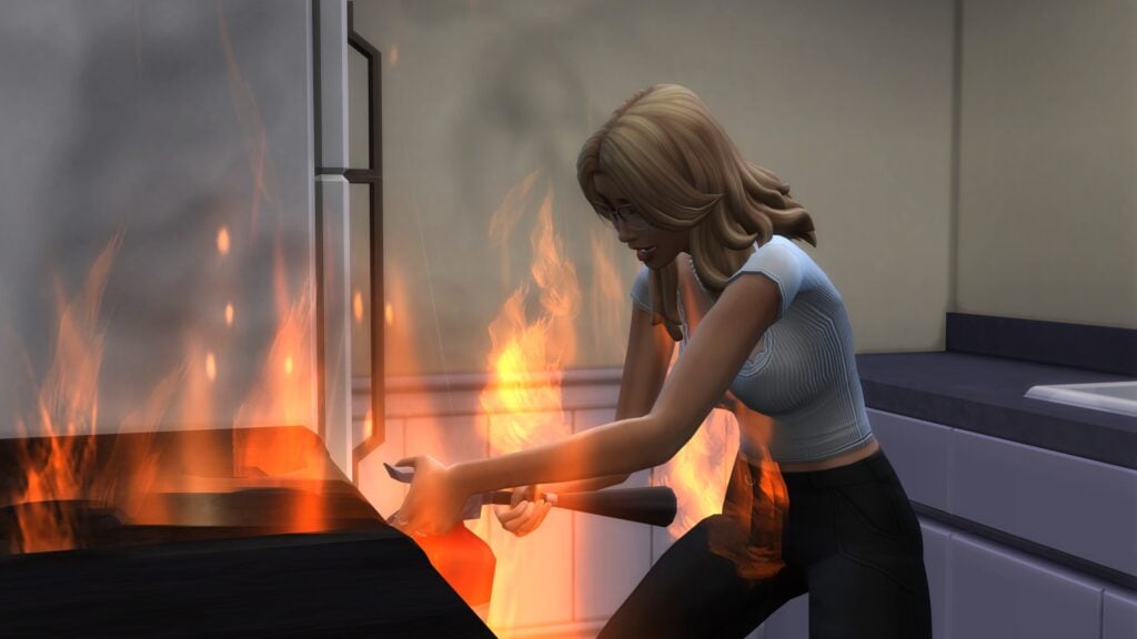 Lilsimsie's The Sims 4 Bingo Challenge: Setup and Rules 2 Start a fire