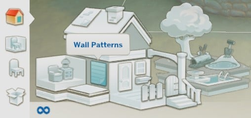 The Sims 4 Glass Walls Build Tips: Through the Simming Glass 4 UI of wall patterns in build mode