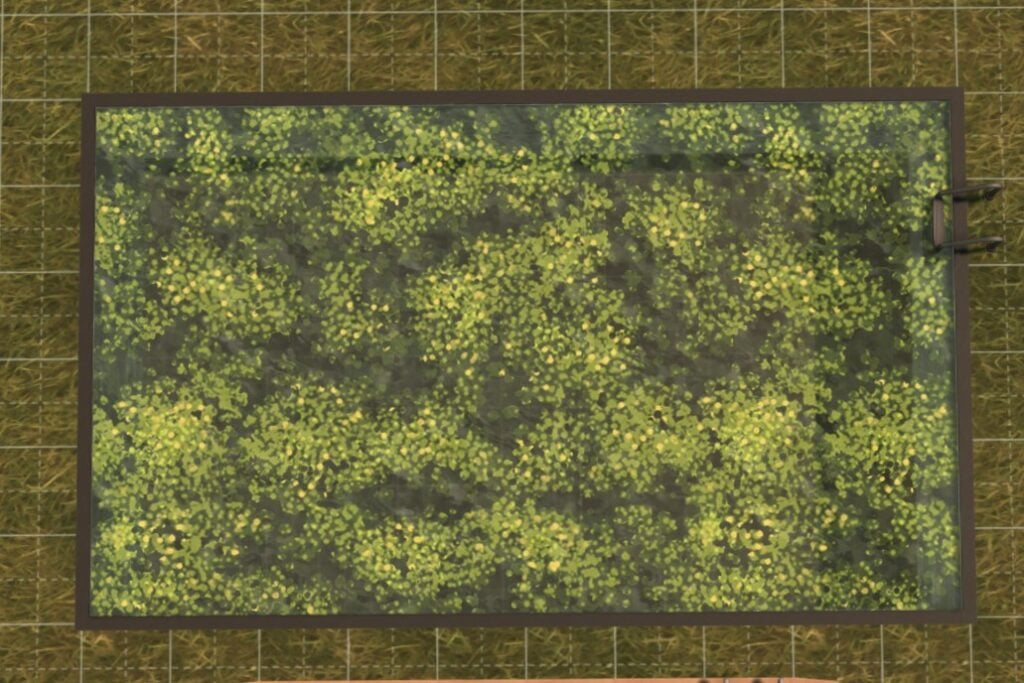 To Pool or Not To Pool: The Sims 4 Pool Designs & Tips 10 Birds eye view of base game mossy pool
