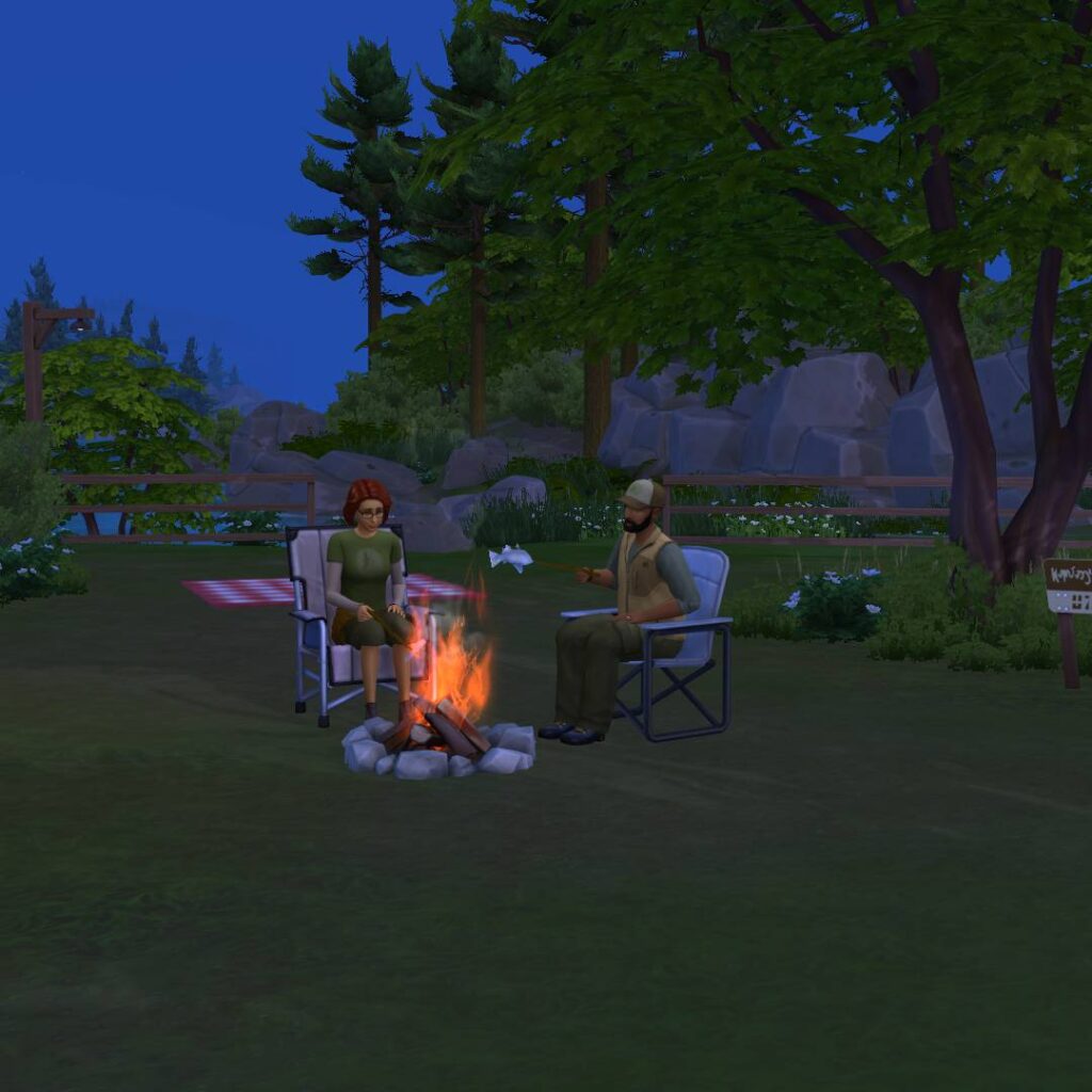 b and e campfire