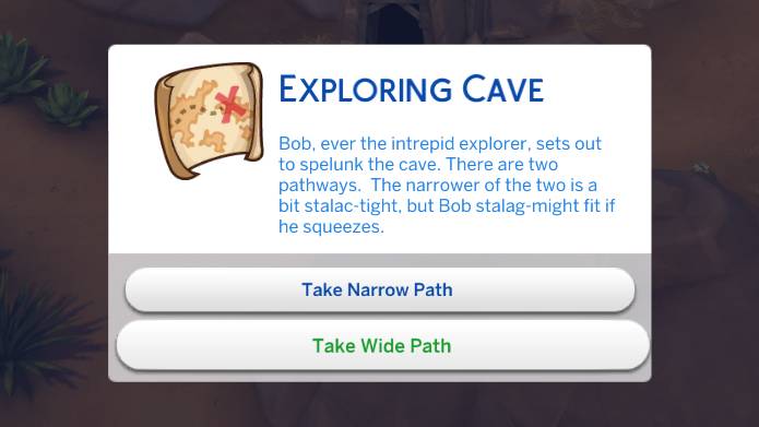The Sims 4 Nature's Calling Event Week 4 Guide 10 Take wide path