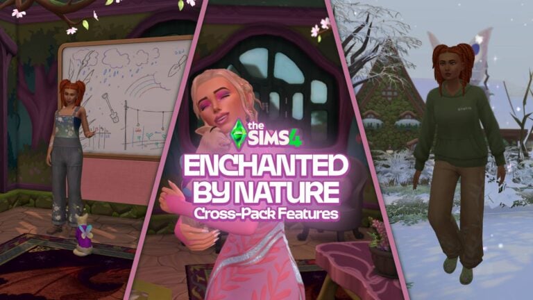 All Cross-Pack Features In The Sims 4 Enchanted by Nature