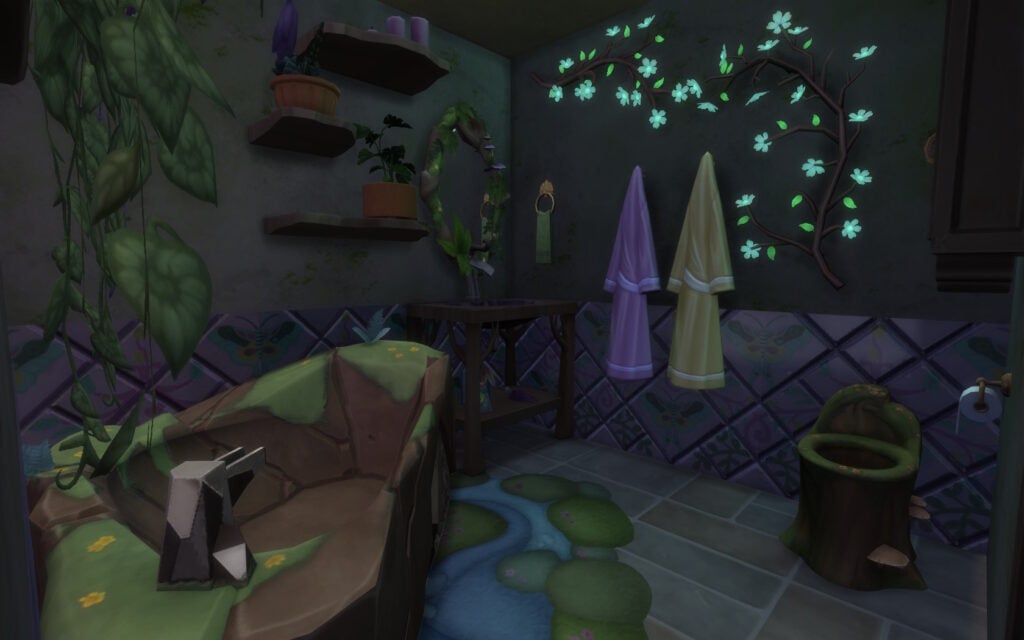 The Sims 4 Story Starter Kit: Magical Manipulation 31 groudn floor bath