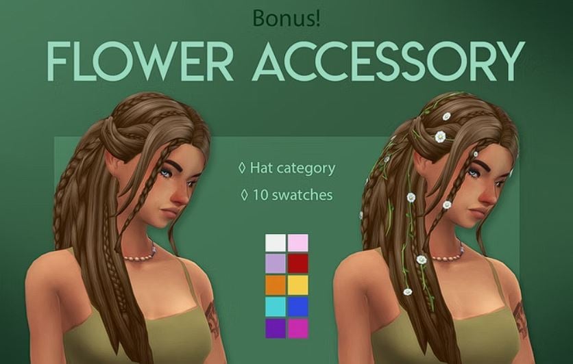 CC Spotlight: Whimsical Sims 4 Fairy CC You Need In Your Game! 13 hair2