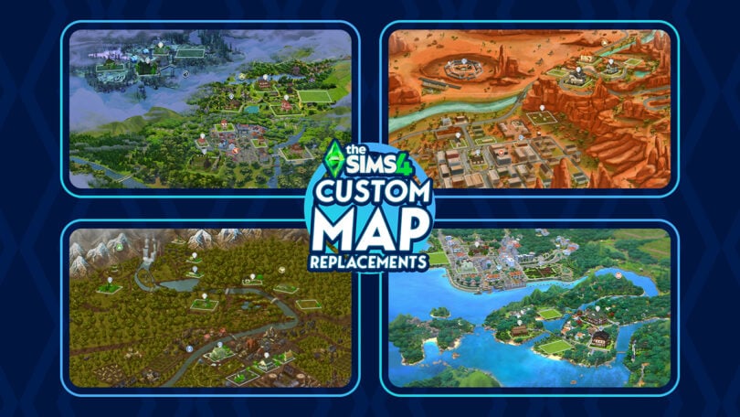 sims 4 custom map replacements fe 2025