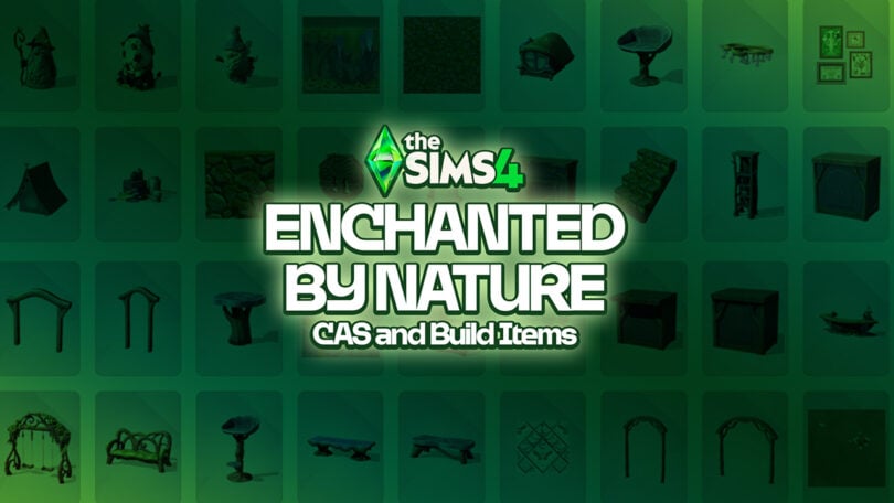 sims 4 enchanted by nature cas and build items