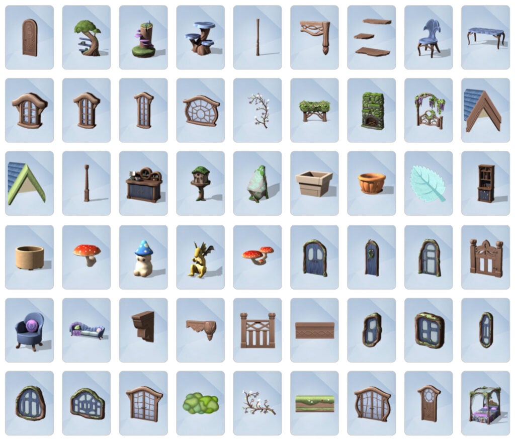 sims 4 enchanted by nature items build 1