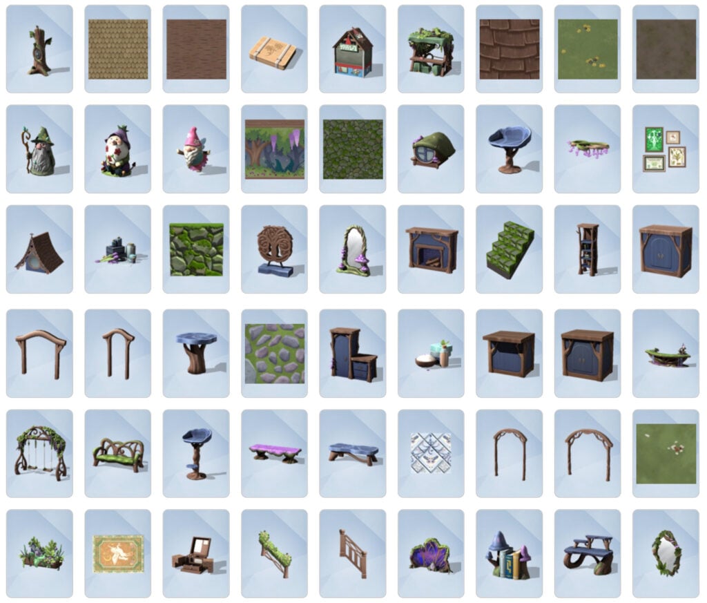 sims 4 enchanted by nature items build 2