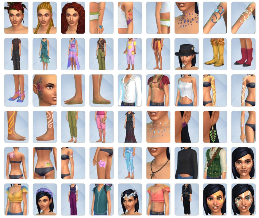 sims 4 enchanted by nature items cas 3