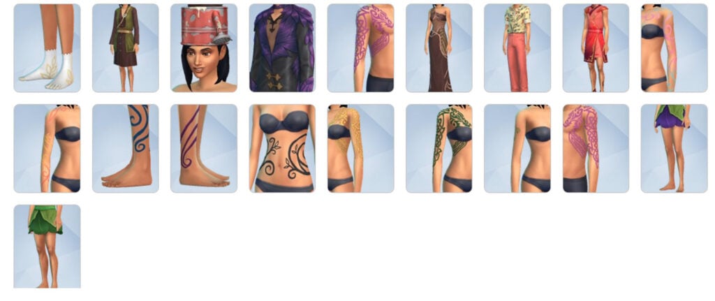 sims 4 enchanted by nature items cas 4