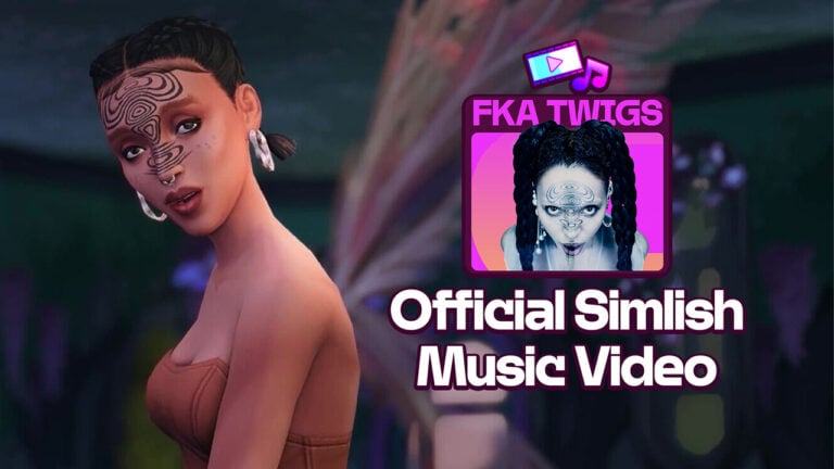 Official Simlish Music Videos Make a Return with FKA Twigs in The Sims 4