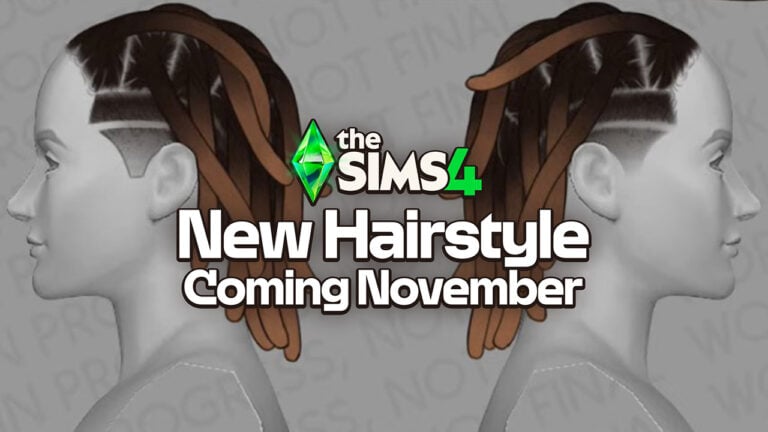 New The Sims 4 Hairstyle Coming in November