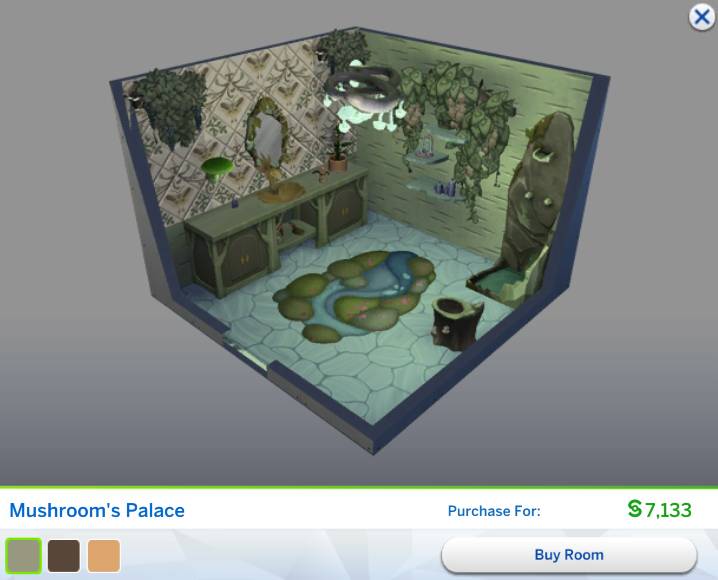 The Sims 4 Enchanted by Nature - Build/Buy Overview 184 styled room 9