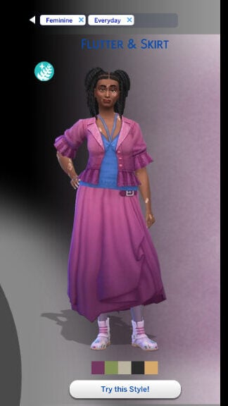 The Sims 4 Enchanted by Nature CAS Overview: Wings & Things 102 styledlooks 2 edited 1