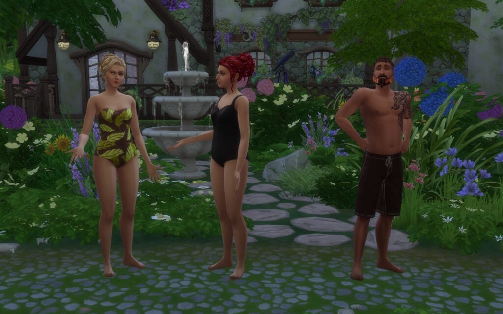 The Sims 4 Story Starter Kit: Magical Manipulation 10 swim 1