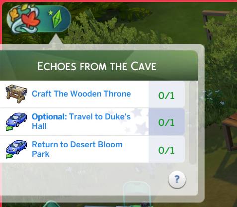 The Sims 4 Nature's Calling Event Week 4 Guide 3 tasks 1