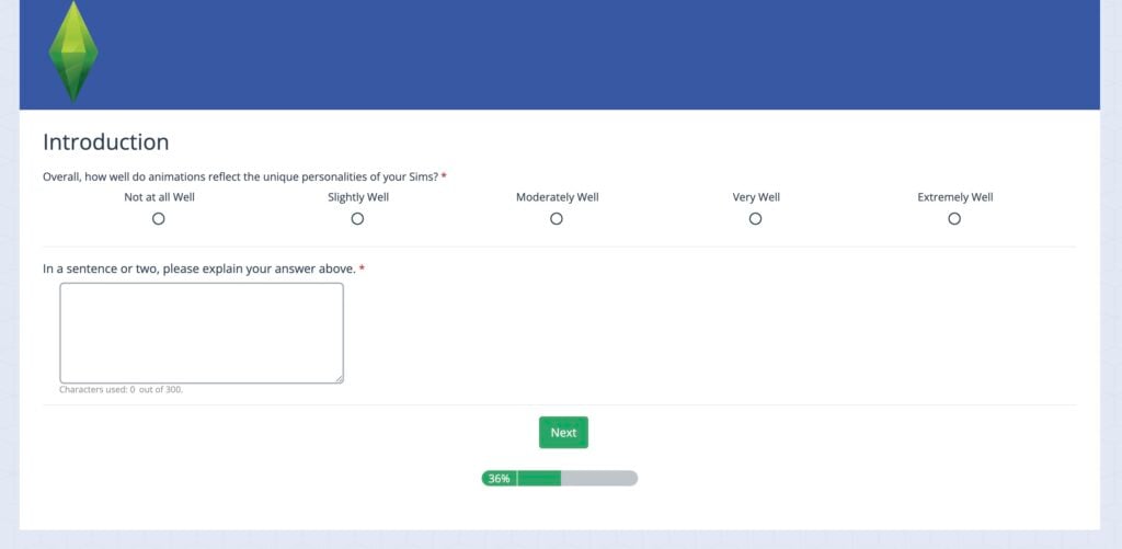 the sims 4 animations survey 3