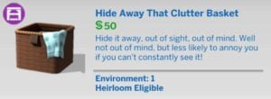 Hide Away That Clutter Basket
