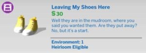 Leaving my Shoes Here