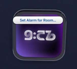alarm widget