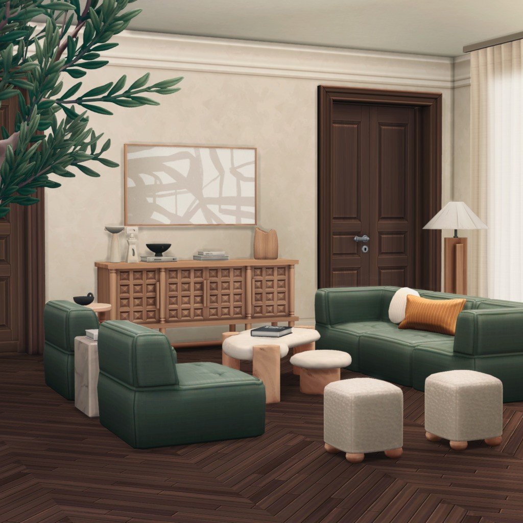 Your Ultimate Collection of The Sims 4 Living Room CC (40 Sets) 7 athena