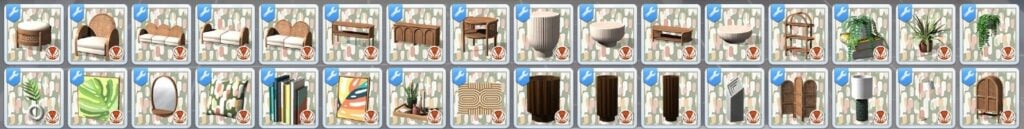Your Ultimate Collection of The Sims 4 Living Room CC (40 Sets) 70 bowed living
