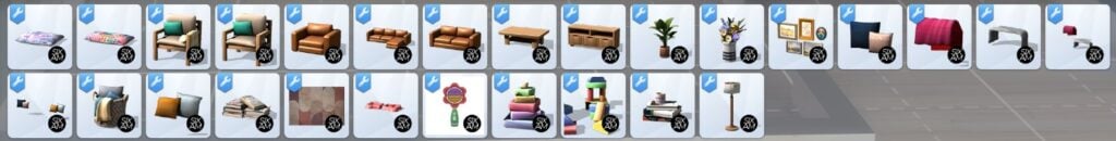 Your Ultimate Collection of The Sims 4 Living Room CC (40 Sets) 64 cosy family