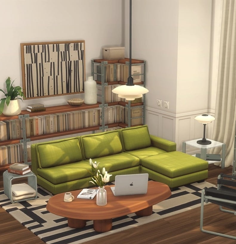 Your Ultimate Collection of The Sims 4 Living Room CC (40 Sets) 42 davids apartment