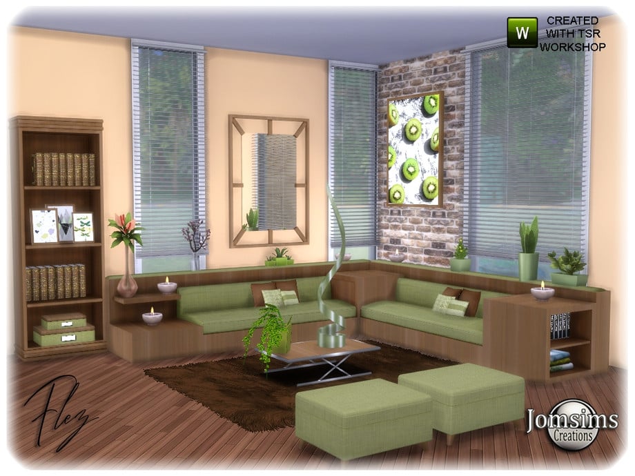 Your Ultimate Collection of The Sims 4 Living Room CC (40 Sets) 92 flez