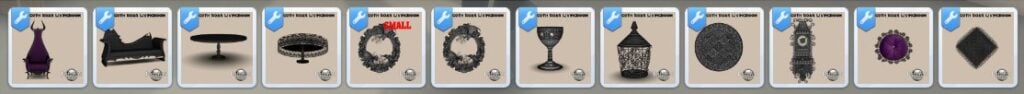Your Ultimate Collection of The Sims 4 Living Room CC (40 Sets) 56 goth roar
