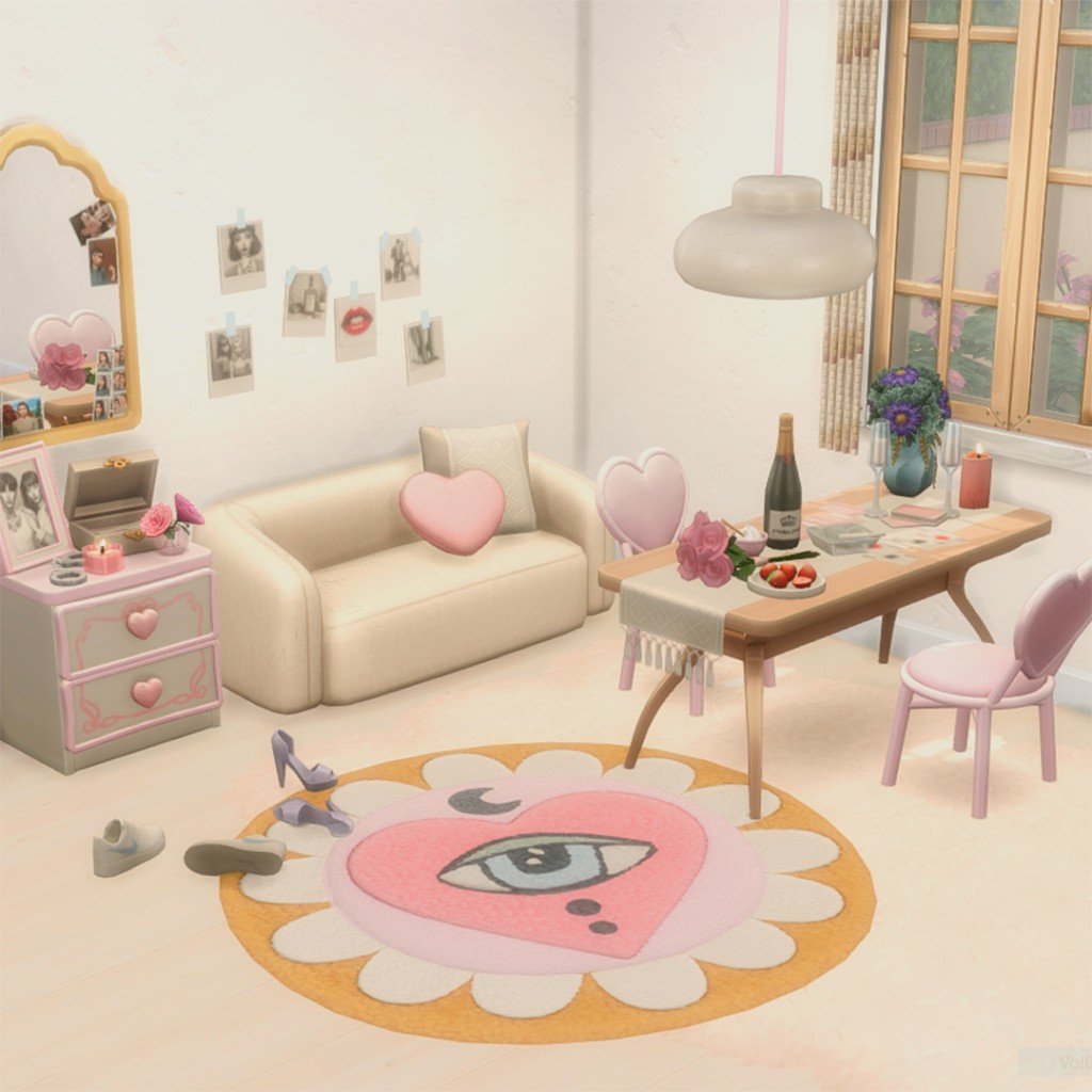 Your Ultimate Collection of The Sims 4 Living Room CC (40 Sets) 81 ily