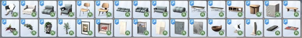 Your Ultimate Collection of The Sims 4 Living Room CC (40 Sets) 75 livin rum 1