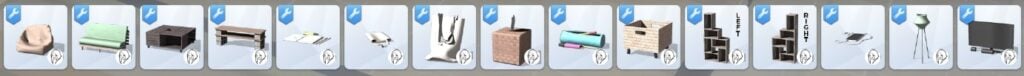 Your Ultimate Collection of The Sims 4 Living Room CC (40 Sets) 21 milennial cc catalogue