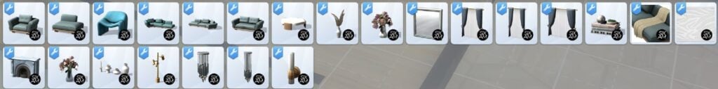 Your Ultimate Collection of The Sims 4 Living Room CC (40 Sets) 4 modern living cc
