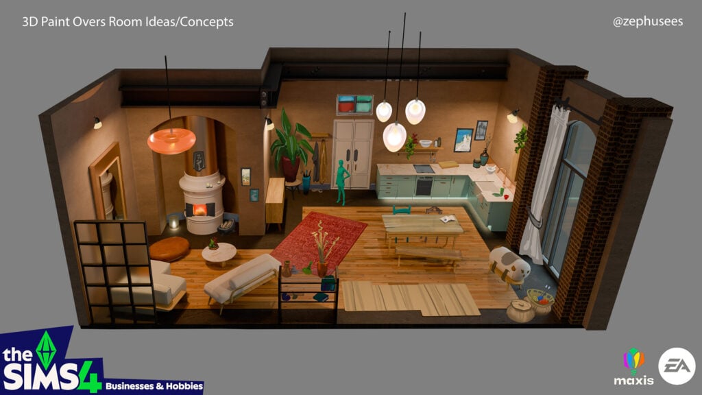 neil richards sims4b h 3dpaintovers rooms exportot