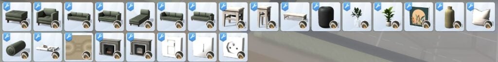 Your Ultimate Collection of The Sims 4 Living Room CC (40 Sets) 47 oak house