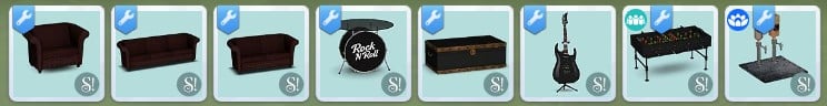 Your Ultimate Collection of The Sims 4 Living Room CC (40 Sets) 84 punk