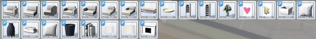 Your Ultimate Collection of The Sims 4 Living Room CC (40 Sets) 15 rvsn