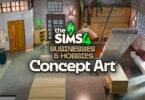 sims 4 businesses hobbies concept art fi