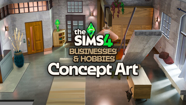 See the Official Concept Art for The Sims 4 Businesses & Hobbies