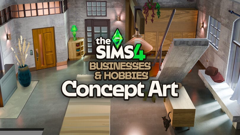 sims 4 businesses hobbies concept art fi