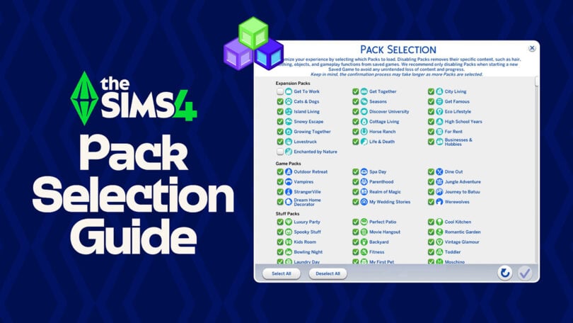 sims 4 pack selection guide