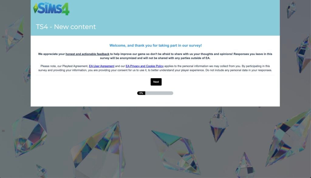 the sims 4 player survey new aug 11 1