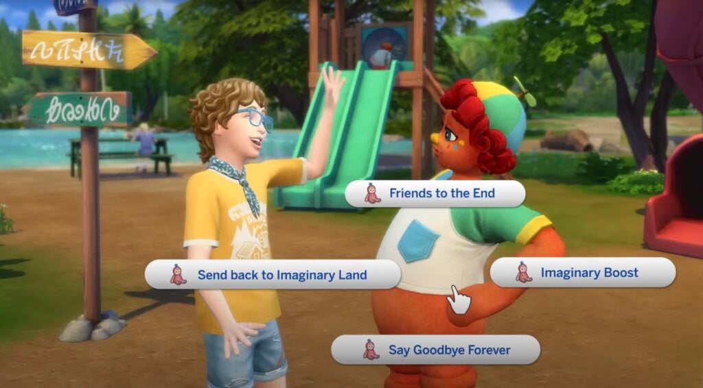 The Sims 4 Adventure Awaits Gameplay Screens 25 Sims 4 Adventure Awaits Gameplay Screens- Imaginary Friend 22